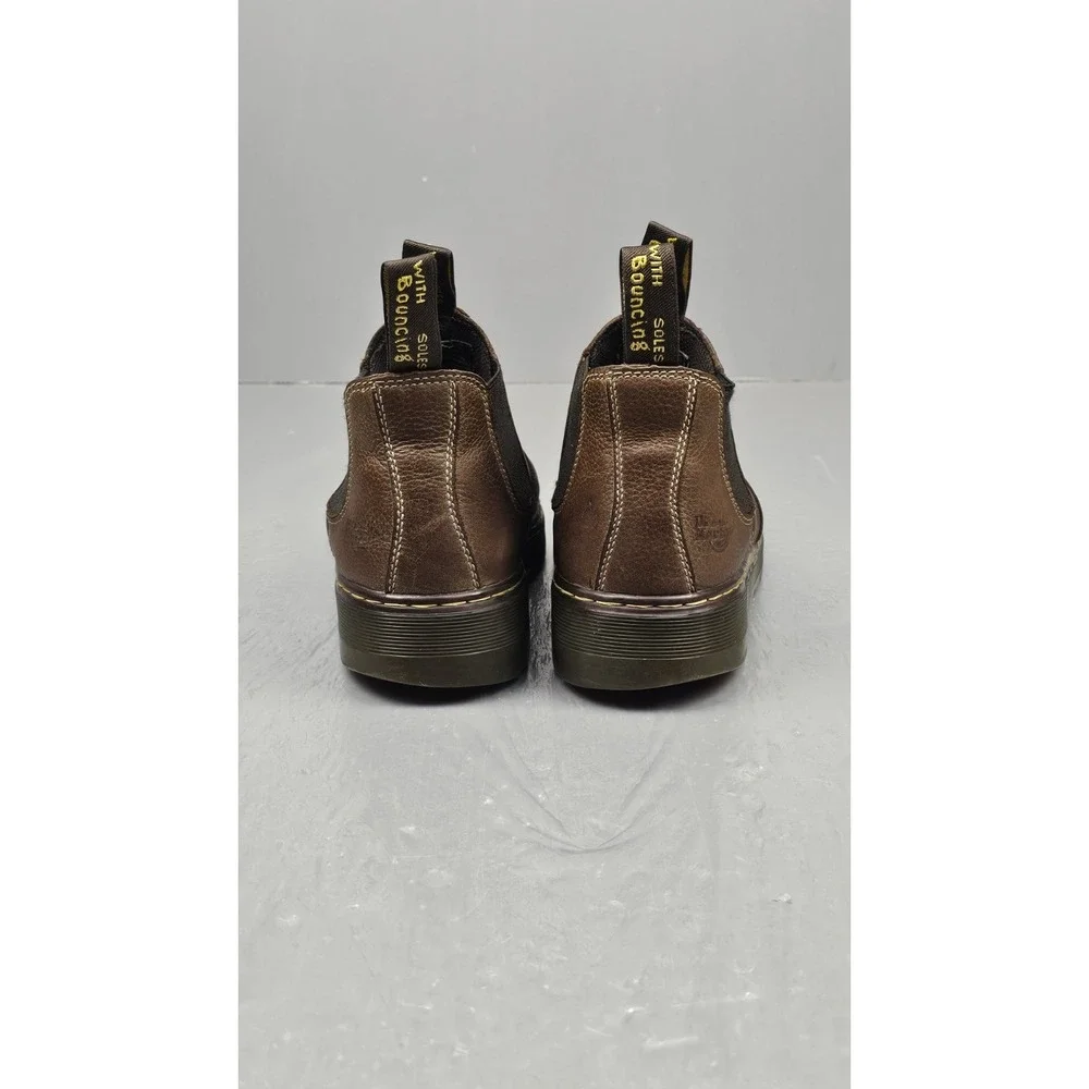 Dr. Martens Chelsea Boot Mens 11 Brown Hardie Ankle Work Casual Preppy